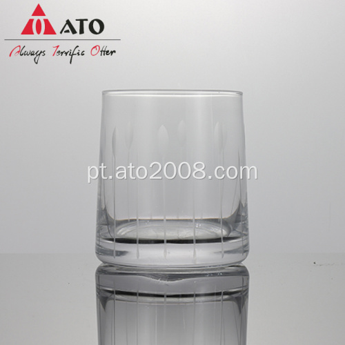 Bebida reutilizável de suco de vinho de vidro de vidro de vidro